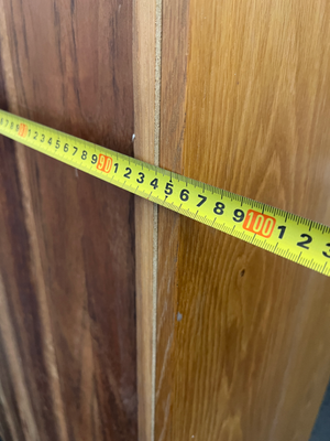 Vintage Wood Finish Display Cabinet with Drinks Flap - Good Condition - 2ndhandwarehouse.com