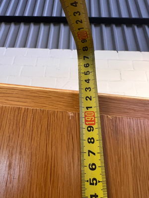 Vintage Wood Finish Display Cabinet with Drinks Flap - Good Condition - 2ndhandwarehouse.com