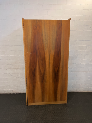 Vintage Wood Grain Wall Unit with Bottom Cabinet - 100cm - 2ndhandwarehouse.com