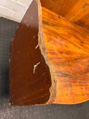Vintage Wooden Dressing Table - Visible Edge Damage & Wear - 2ndhandwarehouse.com