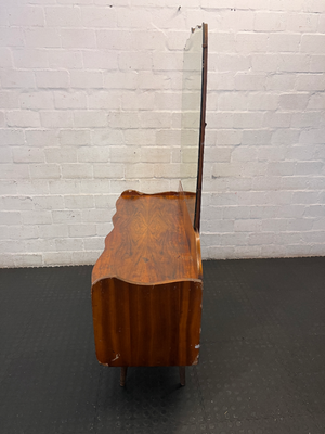 Vintage Wooden Dressing Table - Visible Edge Damage & Wear - 2ndhandwarehouse.com