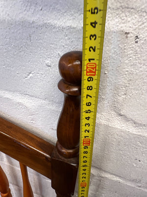 Vintage Wooden Spindle Headboard - Single/Twin Bed - Fair used - 2ndhandwarehouse.com