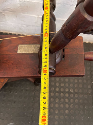 Vintage Wooden Spinning Wheel - Rustic Craft & Decor Piece