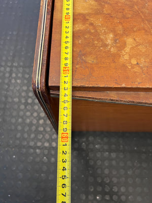 Vintage Wooden Storage Chest with Charm โ Minor Wear - 2ndhandwarehouse.com