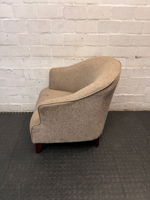 Wetherlys Upholstered Tub Armchair — Visible Stains and Fabric Wear