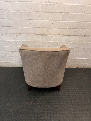 Wetherlys Upholstered Tub Armchair — Visible Stains and Fabric Wear