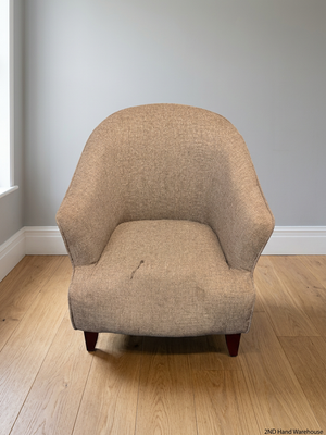 Wetherlys Upholstered Tub Armchair — Visible Stains and Fabric Wear