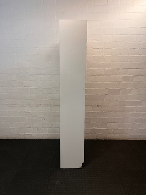 White 6-Shelf Builders Bookcase — Used; Fair C - 2ndhandwarehouse.com