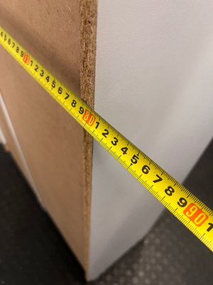 White 6-Shelf Builders Bookcase — Used; Fair C - 2ndhandwarehouse.com