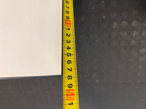 White Drawing Board with Straight-Edge Acrylic Ruler & Rubber Grip