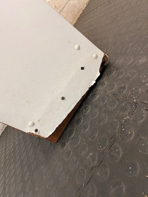 White Four-Shelf Bookcase — Structural Damage; Unable to Stand I - 2ndhandwarehouse.com