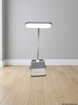 White LED Desk Lamp with Stationery Holder