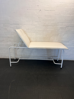 White Massage Table with Solid Steel Frame - 2ndhandwarehouse.com