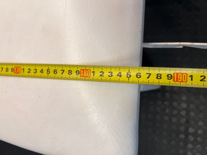 White Massage Table with Solid Steel Frame - 2ndhandwarehouse.com