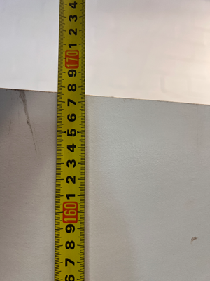 White Twelve-Cube Shelving Unit — Visible Surface Wear and Chipping on Shelves