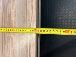 Wood-Look Boardroom Table with Centre Inlay — Good Working Order - 2ndhandwarehouse.com