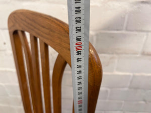 Wooden Frame & Printed Cushioned Dining Room Chair