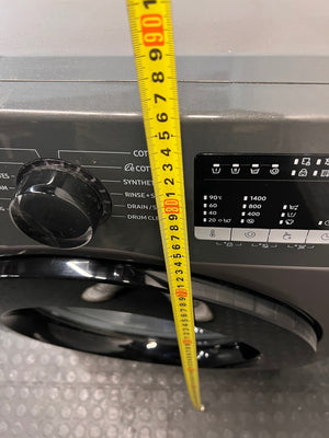 Samsung Front Loader Washing Machine in Grey — Good Working Order with Fair Exterior Wear – height measurement