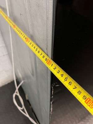 Samsung Black Mirror Side-by-Side Fridge Freezer — Good Working Order – width measurement