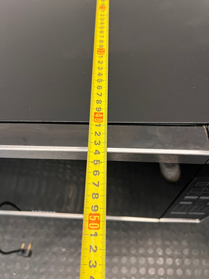 Samsung 55L Stainless Steel Microwave — Internal Light Inoperable and Slight Rust Inside – depth measurement
