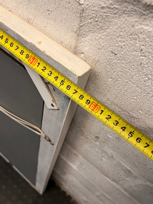 Classic White Framed Rectangular Wall Mirror — Fair Used Condition – width measurement