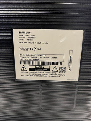 Samsung Flat-Screen Television with Stand — Good Working Order – top view