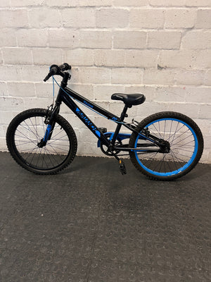 20 Inch Avalanche Mountain Bike in Black and Blue — Good Condition with Fair Wear – main front view
