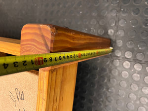Wooden Single Bed Frame with Solid Base — Very Good Infrequently Used Condition – height measurement