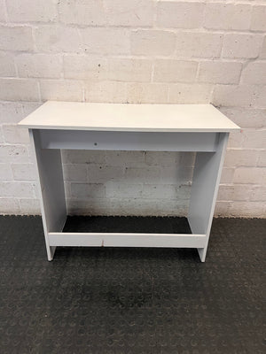 Decofurn Compact White Office Desk with Open Cubby — Visible Marks and Scratches – condition detail