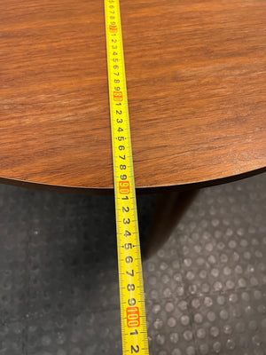 Round Extendable Wooden Dining Table – width measurement