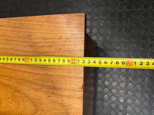 Mid-Century Style Wooden Glass Display Cabinet – width measurement