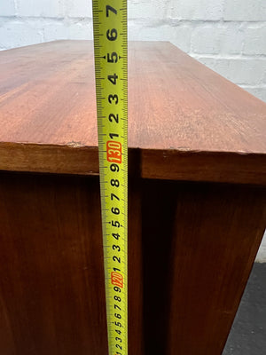 Classic Wooden Double Door Storage Cabinet with Drawers – height measurement