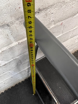Strand 2-Step Folding Metal Ladder with Handrail — Well Used with Visible Wear – height measurement