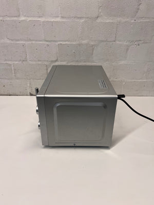 Silver Russell Hobbs Mirror Microwave — Working Well with Slight Surface Rust – condition detail