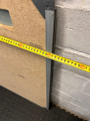 Large Aluminium Framed Whiteboard – width measurement