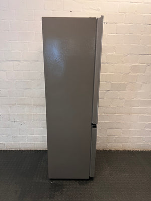 Bosch Slimline Silver Fridge Freezer — Working Well with Cosmetic Dings – condition detail
