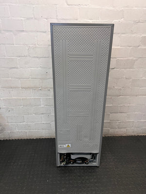 Silver Midea Fridge with Top Freezer — Good Working Order – back view