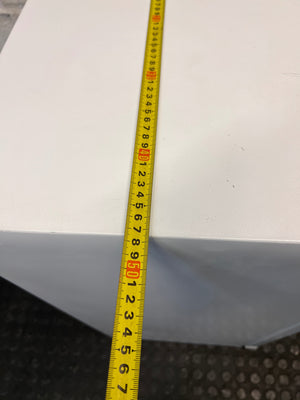 White Hisense Bar Fridge — Working Well with Missing Interior Shelf – width measurement