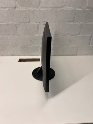 Asus Widescreen Computer Monitor with Circular Stand — Good Working Order – side view