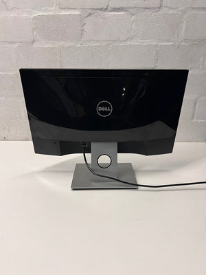 Dell Computer Monitor with Silver Base — Good Working Order – back view
