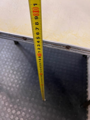 Vintage Formica Dining Table with Metal Legs — Well Used Formica Table – height measurement