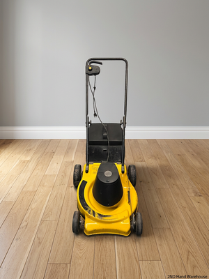 Electric Rotary Lawnmower in Yellow and Black — Trips Power Supply; Non-Functional – styled product image