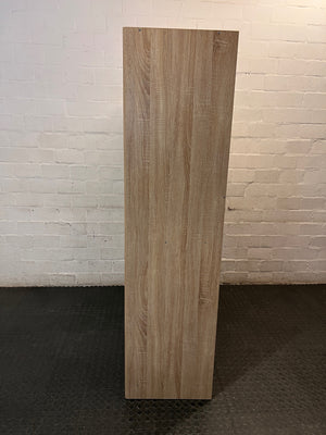 Modern Light Oak Finish Three-Door Wardrobe — Good Condition – condition detail
