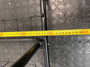Adjustable Metal Clothing Rack with Shoe Shelf – width measurement