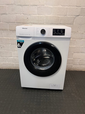 Hisense 6kg Front Loader Washing Machine — Unit Not Washing or Intake Water; Control Panel Errors – main front view