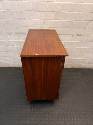Mid-Century Style Wooden Chest of Drawers — Well Used Condition – top view
