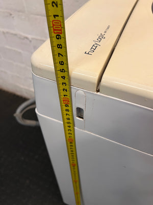 LG TurboDrum Top Loader Washing Machine — Working with Visible Rust and Discolouration – height measurement