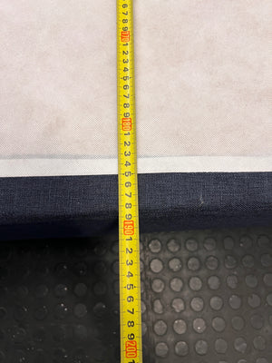 Upholstered Queen Bed Base in Grey — Good Working Order – depth measurement