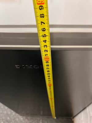 Dixon Silver Bar Fridge — Working Well; Missing Lower Door Shelf – height measurement