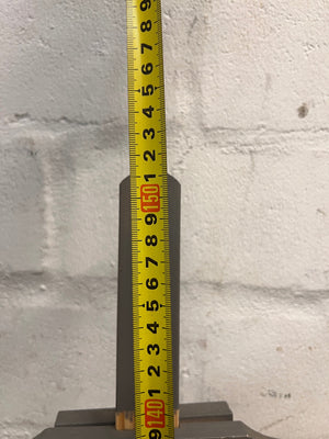 Grey Wooden Artist Display Easel — Well Used Finish – height measurement